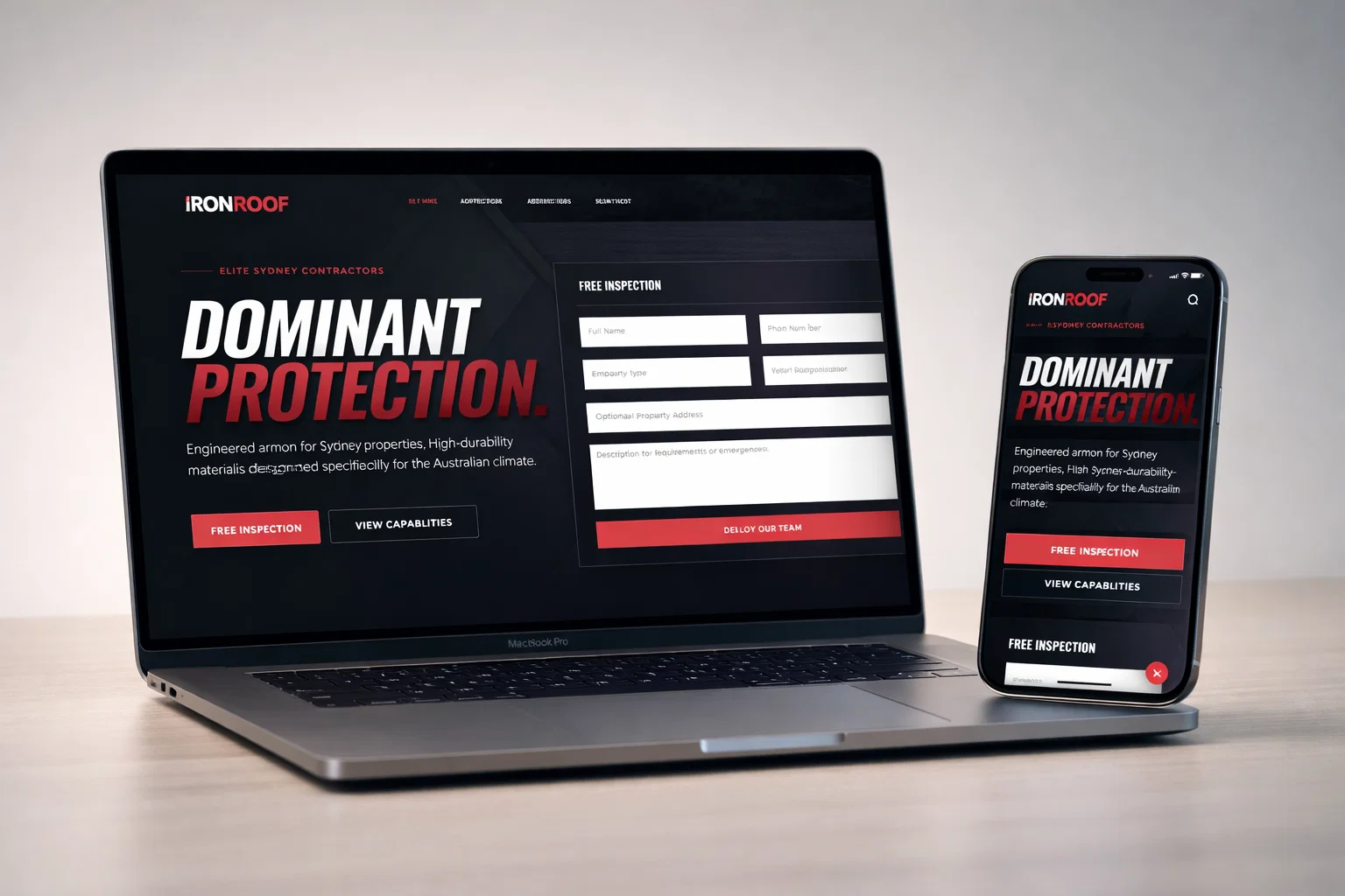 Texas Roofing Contractor Inquiry Capture System